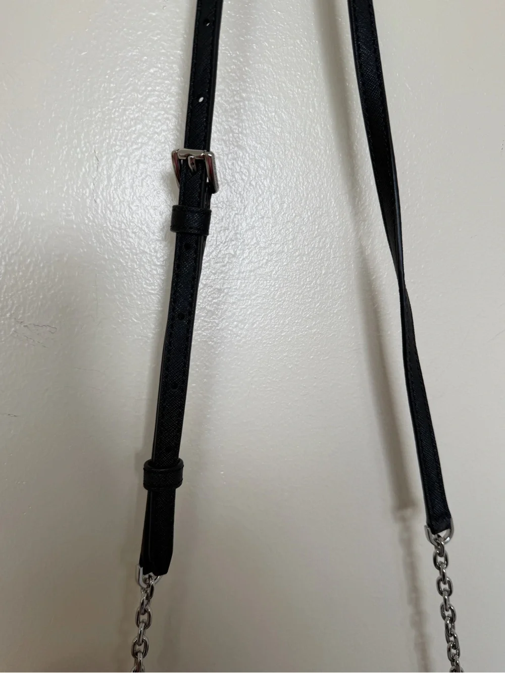 MICHAEL KORS Jet Set Travel Black Saffiano Leather Small Purse Crossbody Wallet
